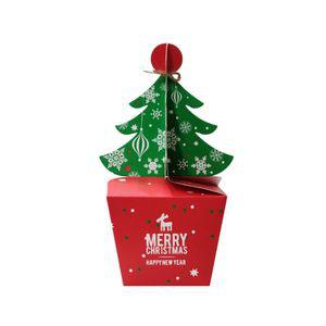 크리스마스 선물 포장 박스 상자 소형 구디백 답례품 간식 트리모양