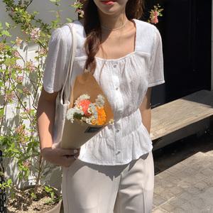 [요즘에] 로아스모크블라우스