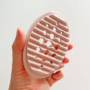 실리콘 빨래솔 겸용 욕실 주방 비누 홀더 받침대 (WFGRDVP)