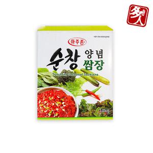 (다인) 순창 양념쌈장 14kg _박스쌈장 된장73% 대용량 업소용 아주존