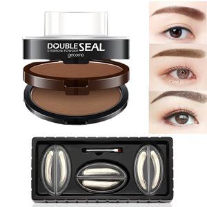 초간편 투톤 아이브로우 스탬프 파우더 쿠션 방수 워터프루프 번짐없음 눈썹 도장 H184