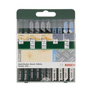 [기타]보쉬 2609256746 목재 금속용 직소톱날 세트 10P (WFHNVLC)
