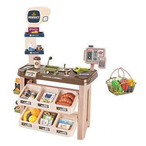 홈 슈퍼마켓 토이 58가지 세트 계산대 시장놀이 마켓 역할놀이 장난감
