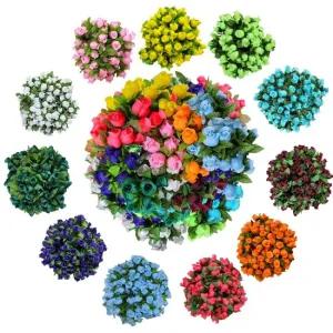 항아리장미-원톤  12단 144송이) 항장미 조화꽃 꽃다발 꽃장식 조화꽃장식 꽃다발만들기