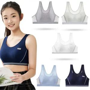 [엠에스키즈] 매직 매쉬 주니어 스포츠브라 2단계(일체형패드)