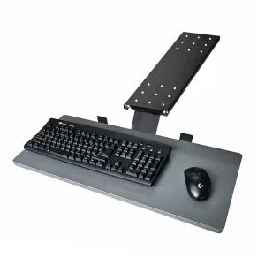 키보드 거치대 슬라이딩 트레이 키보드 받침대 회전 사각형