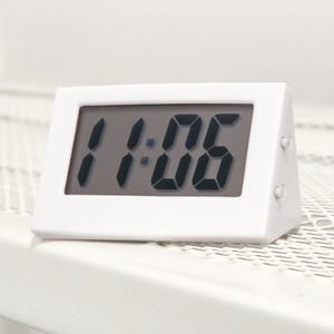 심플 소형 책상시계 디지털 삼각 테이블 미니전자시계