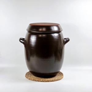 백년옹기 전통옹기 무공해 쌀항아리 수제둥근 쌀독 10kg, 20kg