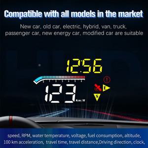 M17 OBD GPS 헤드업 디스플레이  미니 소형 디지털 자동차 전자 악세사리   앞 유리 프로젝터  HUD 속도계