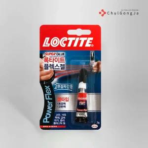 록타이트 플렉스젤 순간접착제 3g 다용도 젤타입 금속 플라스틱 고무 나무 본드