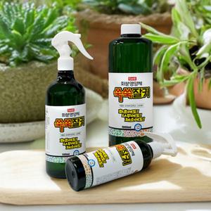 화분영양제 쑥쑥잘커 스프레이 200/500/1000ml 실내 실외 화초 나무 채소 식물용 프로바이오틱스