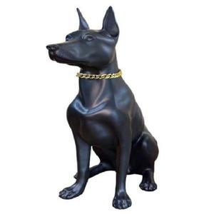 대형강아지장식품 도베르만 피규어 조각상 조경 조형물 오브제 인테리어소품