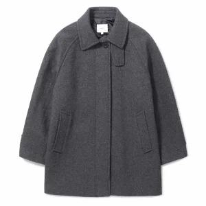 [에피그램](센텀시티점)[epigram] [여성] 중기장 라글란 코트 EFCAW24601GYD