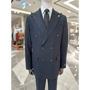 [지이크](센텀시티점)F/W 지이크 이태리 최고급 프리미엄 원단 다크 네이비 더블정장(PHJ2031NAD)