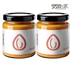 닥터루트 무심 대용량 아몬드버터 430g 2병 국내제조 땅콩 100