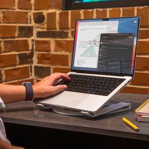 [리스닝룸 by ODE](강남점)트웰브사우스 커브 플렉스 맥북 노트북 높이조절 거치대 접이식 스탠드 Curve...