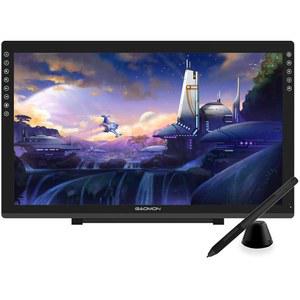 GAOMON PD2200 화면이 있는 드로잉 태블릿, 8개의 터치 버튼이 풀 라미네이팅 디지털 아트 배터리 프리 스타일러스, 틸트, 130% sRGB, 21.5인치 그래픽 스탠드 포 맥, 윈도우 PC