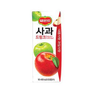 델몬트 드링크 사과 190ml x 48팩