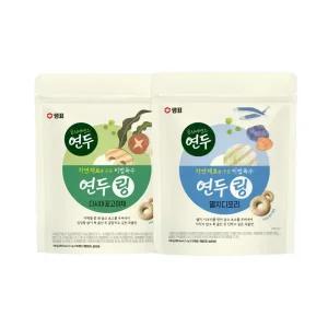 [내일도착] 샘표 연두링 멸치+다시마 140gx2(70입)