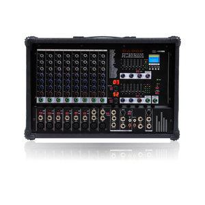 제이랩 KPM1200 KPM-1200 10채널 파워드믹서 듀얼 DSP 1200W