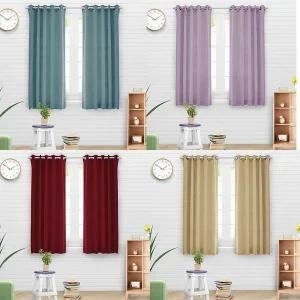 아일렛 3중직 암막 창문 커튼 135x170cm 2장 SET 끈증정 커텐 형 레일 봉 용