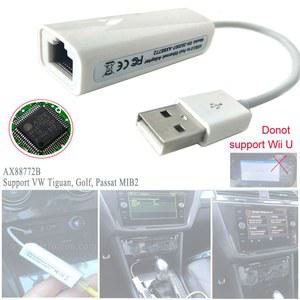 AX88772 VW FLOK B8 플래시 E100 이더넷 업그레이드 시스템 DUB B2 미디어 RJ45에 KROTIK 어댑터 케이블 PASSAT USB GOLFMK7 DLINK