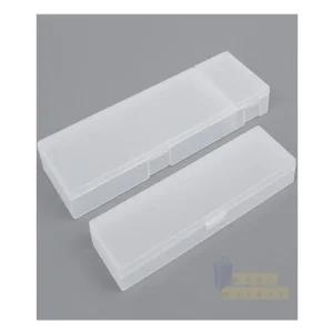 ONUL MARKET 반투명 플라스틱 사각필통 사무용품정리함미니