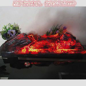 숯 무드등 LED 캠핑 모닥불 장작불 장식 벽난로 소품 램프 불멍 불꽃