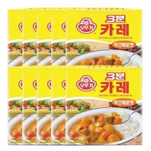 오뚜기 3분 카레 약간매운맛 200g 10개