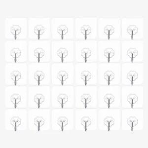 (10개입 3세트) 온리빙 후크 걸이/욕실/벽후크/소품/벽걸이/옷걸이/현관/접착식/걸이용/벽고리/접착/마스크