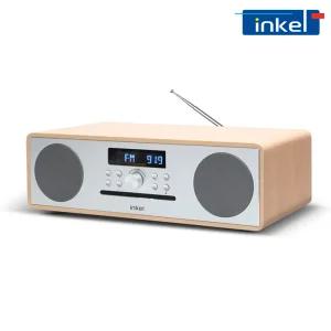 인켈 IK-A370CD 오크 올인원 블루투스 오디오 CD플레이어 FM라디오 시계 알람