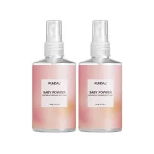 쿤달 퓨어 바디미스트 베이비파우더 128ml x2개