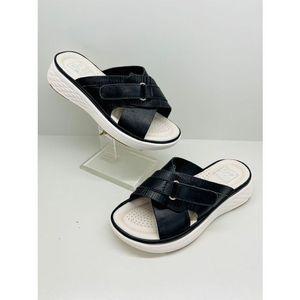 [갤러리아] 고세 데일리 여성 초경량 벨크로 에어쿠션 슬리퍼 GZS5S021 블랙 3.5cm