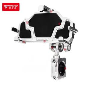 MOTOWOLF 바이크 오토바이 충격 방지 내비게이션 휴대폰 핸드폰 거치대 충격 흡수 바이크 오토바이 알루미