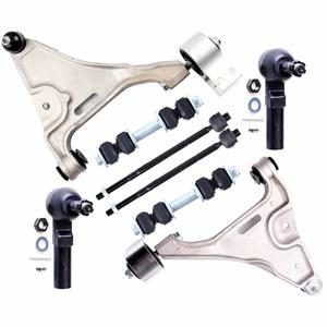 2006-2011년 뷰익 루체른용 캐딜락 DTS 프론트 로어 컨트롤 암 및 볼 조인트 아우터 이너 타이 로드 엔드 스웨이 바 링크용 8-PC SET 서스펜션 키트 장착