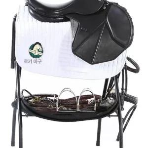 승마안장거치대 말안장 랙 수납장비 접이식 세트 패드
