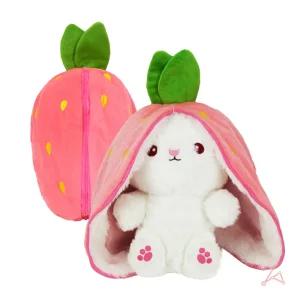 변신 토끼인형x1개 변신딸기인형 미니변신인형