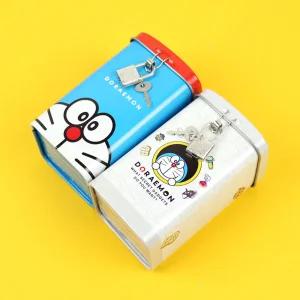 도라에몽 미니락 코인뱅크 저금통 동전 지폐 잠금장치