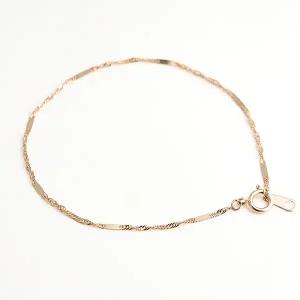 [로이드](센텀시티점)14K 트위스트 프레스 포인트 팔찌 LWB25033G