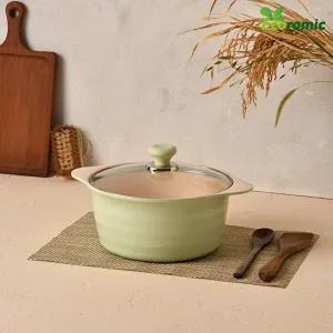 [에코라믹]에코라믹 허브 IH 24cm 양수냄비