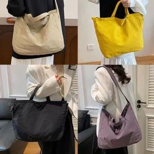 [4color] 3way 빅 와이드 캔버스 토트백 숄더백 크로스백 보부상 가방