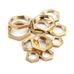 번데기너트 5 개 18 14 38 12 BSP 암나사 육각  캡 황동 육각 잠금 너트 파이프