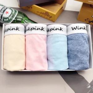 D25B세미파스텔 숏세미 사각 Y존이 편한 면 여성 드로즈팬티