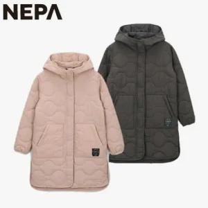 [롯데백화점]네파 여성 써모 퍼프 롱 경량 패딩 후디 다운 자켓 7K60962