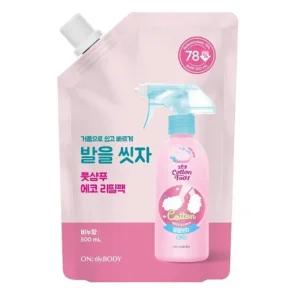 온더바디 코튼풋 발을 씻자 풋샴푸 비누향 리필