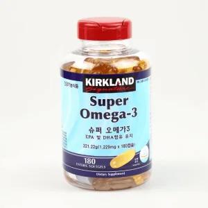 커클랜드 코스트코 슈퍼 오메가3 1229mg x 180캡슐