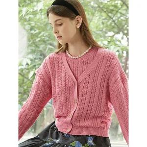 (레코브) 미니 꽈배기 가디건(LC61C9KC523X)