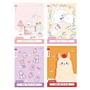 초등1 2 국어 10칸 여아 디자인 랜덤 초등학생 노트/학교/초등/학생/공책/칸공책/칸노트/어린이/저학년/글
