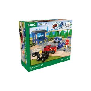 아이큐박스 브리오 33845 경찰 전동 기차 세트 (한정판) 240000