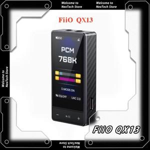 이동식앰프 스피커 FiiO QX13 헤드폰 앰프 휴대용 디코딩 헤드폰 파워 앰프 USB 소형 테일 DSD 피버 HiFi